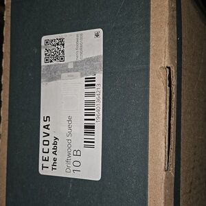 TECOVAS size 10B Driftwood Suede